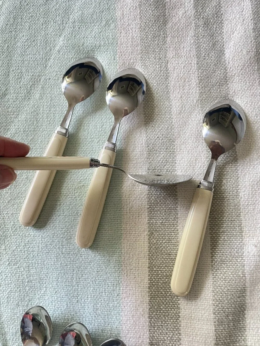 Vintage 8 Piece Corelle Abundance Spoons Set